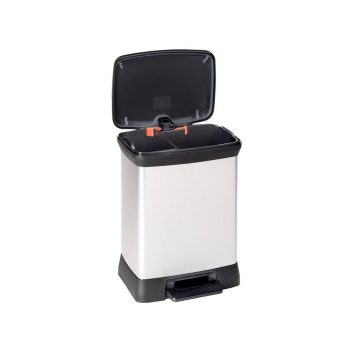 Duo Deco műanyag pedálos szelektív szemetes 10+18L