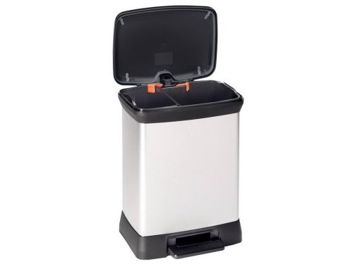 Duo Deco műanyag pedálos szelektív szemetes 10+18L