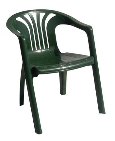 Opus műanyag kerti szék zöld - Flair