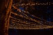 Kültéri toldható fényfüzér, meleg fehér, 100 LED, 10 m