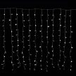 Crystalline toldható fényfüggöny 2,5 x 2 m, 500 LED, hideg fehér, átlátszó kábellel