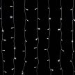 Crystalline toldható fényfüggöny 2,5 x 2 m, 500 LED, hideg fehér, átlátszó kábellel