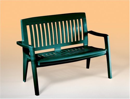 Alto műanyag kerti pad zöld - Flair