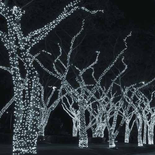 Kültéri toldható jégszikrázó fényfüzér, hideg fehér, 10 m, 100 LED