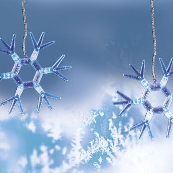   Hópihe jégcsapfüzér, hideg fehér, átlátszó kábel, 54 LED, 2,7 m