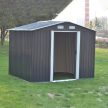 Alaska 6x8 fém kerti tároló ház antracit szürke