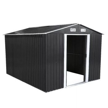 Ohio 10x8 fém kerti tároló ház antracit szürke