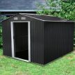 Ohio 10x8 fém kerti tároló ház antracit szürke