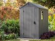 Darwin 4x6 műanyag kerti tároló ház szürke