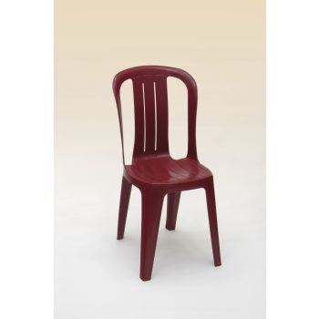 Musette műanyag kerti szék bordó - Flair