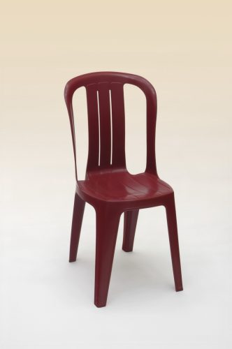 Musette műanyag kerti szék bordó - Flair