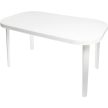 Duna műanyag kerti asztal fehér - Flair