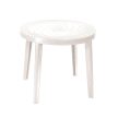 Laura műanyag kerti asztal fehér - Flair