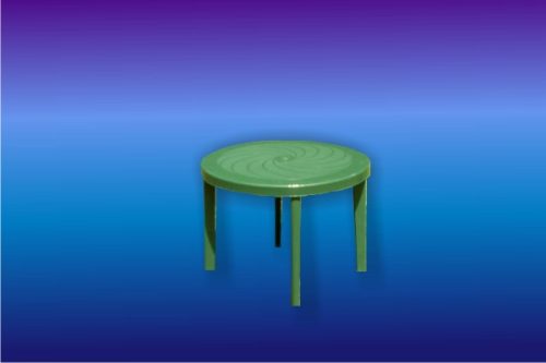 Laura műanyag kerti asztal zöld - Flair