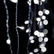 Crystalline toldható fényfüggöny 2,5 x 2 m, hideg fehér, 500 LED,átlátszó kábellel