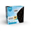 Crystalline toldható fényháló 2 x 1 m, 96 LED, meleg fehér, átlátszó kábellel