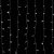 Crystalline toldható fényfüggöny 1,2 x 1,2 m, 143 LED, hideg fehér, átlátszó kábellel