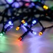 Basic 40 LED fényfüzér timer funkcióval, elemes, színes