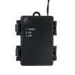 Basic 40 LED fényfüzér timer funkcióval, elemes, hideg fehér