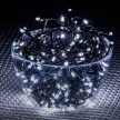 Basic 80 LED fényfüzér timer funkcióval, elemes, hideg fehér