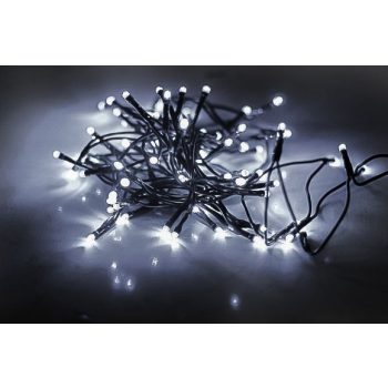 Kültéri LED Fényfüzér 120 db hideg fehér LED-del