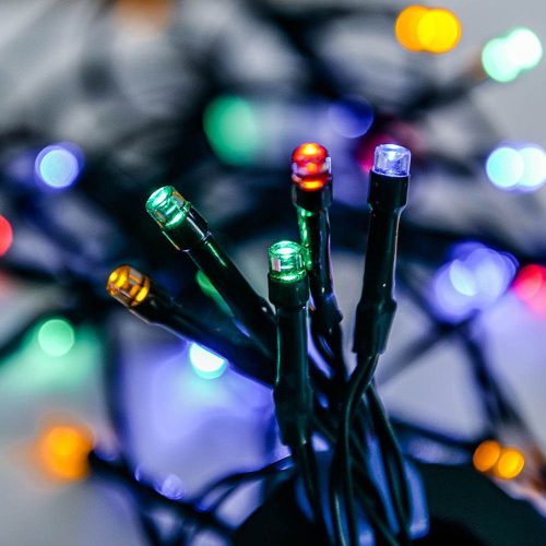 Kültéri LED Fényfüzér 180 db színes LED-del