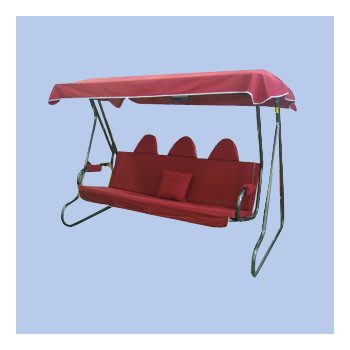 Hercules hintaágy antracit szürke, párnával