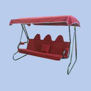 Hercules hintaágy antracit szürke, párnával