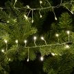 Tündérfény girland, ezüst kábel, hideg fehér, 700 LED, 7 m