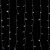 Crystalline toldható fényfüggöny 2,0 x 2,5 m, 500 db hideg fehér LED-del, átlátszó kábellel