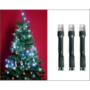 Beltéri fényfüzér, hideg fehér, 100 LED