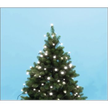 Beltéri fényfüzér, hideg fehér, 50 LED