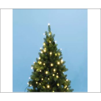 Beltéri fényfüzér, meleg fehér, 50 LED