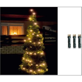 Kül és beltéri meleg fehér fényfüzér, 100 LED