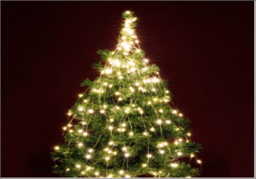 Kül és beltéri meleg fehér fényfüzér, 150 LED