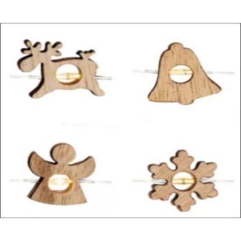 Mikro led fényfüzér, meleg fehér, 20 LED