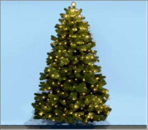 Kül és beltéri mikro fényfüzér, hideg fehér, 250 LED