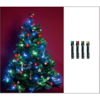 Beltéri színes fényfüzér, Multi színek, 200 LED