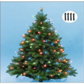 Beltéri színes fényfüzér, Multi színek, 100 LED