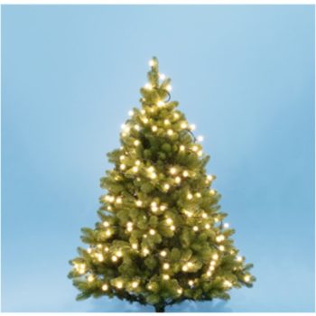 Beltéri gömb fényfüzér, meleg fehér színben, 100 LED