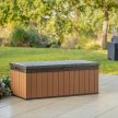 Darwin műanyag kerti tároló láda 380L barna