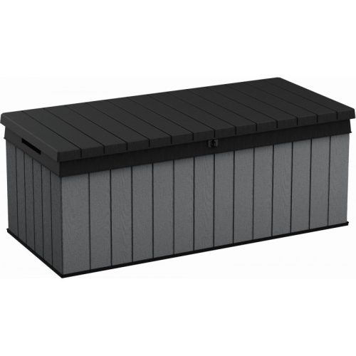 Darwin műanyag kerti tároló láda 380L szürke