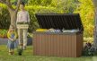 Darwin műanyag kerti tároló láda 570L barna