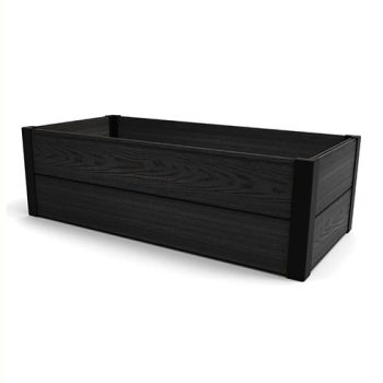 Maple műanyag kerti virágágyás szürke