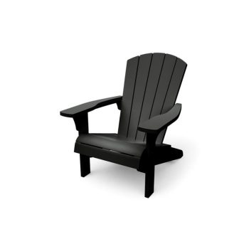 Troy műanyag kerti szék grafit szürke