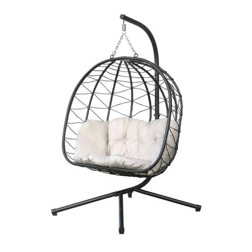 Függő Villa kosárfotel 2 személyes fekete