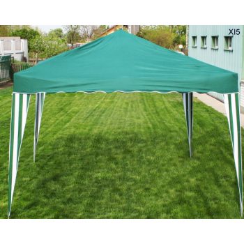 Fémvázas Party Sátor 3 x 3 m zöld