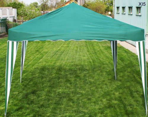 Fémvázas Party Sátor 3 x 3 m zöld