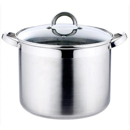 Blaumann Gourmet line BL-1009 rozsdamentes indukcios fazék üvegfedővel 22 cm-es