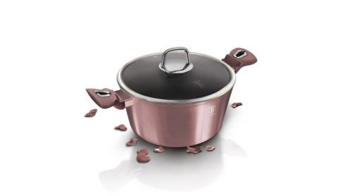 Berlinger Haus I-Rose Collection magas lábas titán bevonattal, fedővel, 20 cm